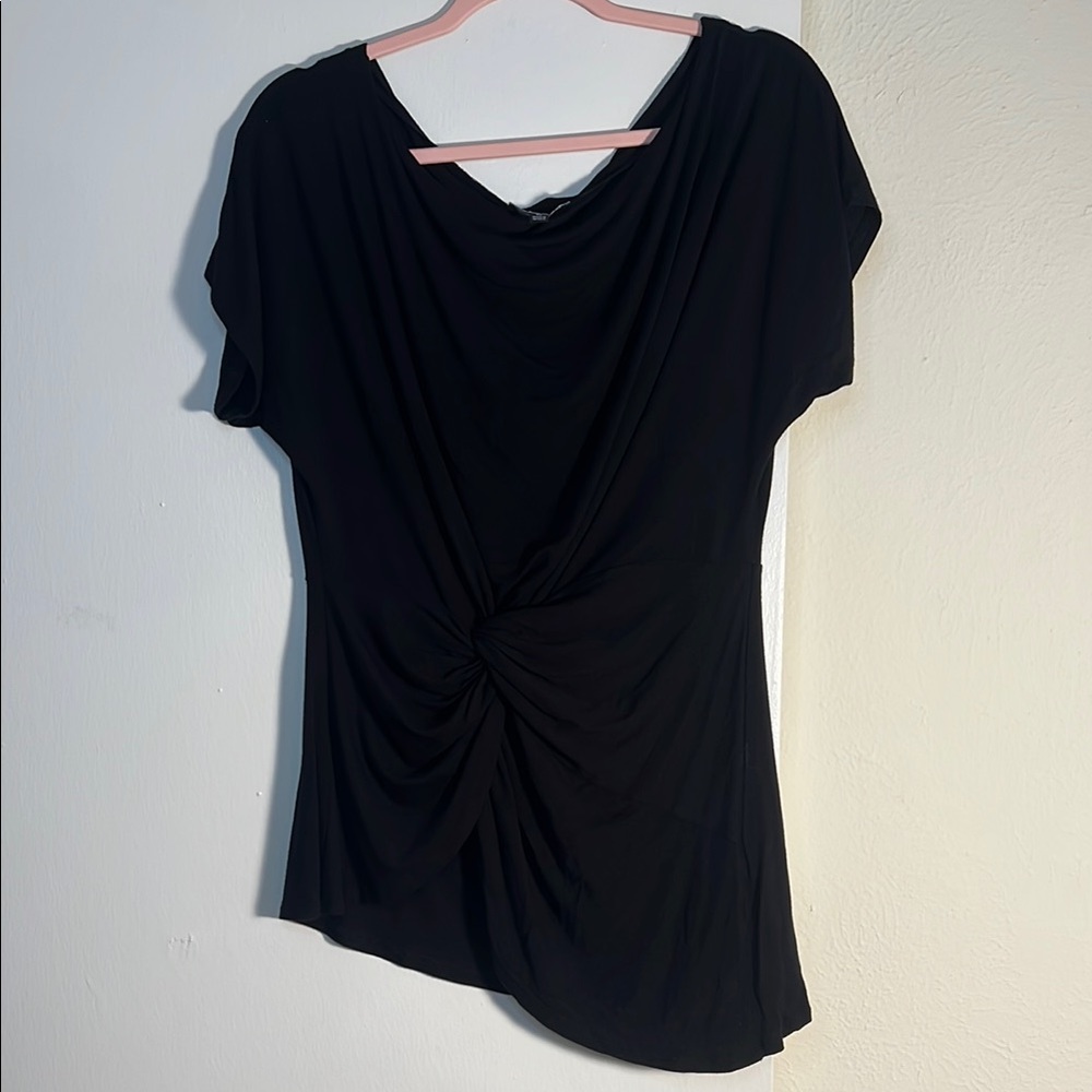 Fashion Nova Twist Front Asymmetrical Top